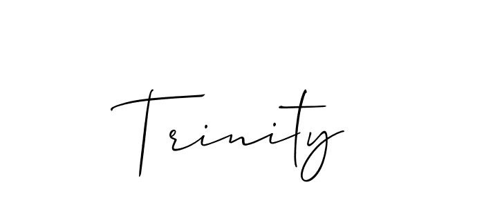 Make a beautiful signature design for name Trinity. With this signature (Allison_Script) style, you can create a handwritten signature for free. Trinity signature style 2 images and pictures png