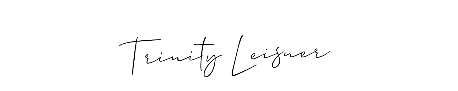 Also we have Trinity Leisner name is the best signature style. Create professional handwritten signature collection using Allison_Script autograph style. Trinity Leisner signature style 2 images and pictures png