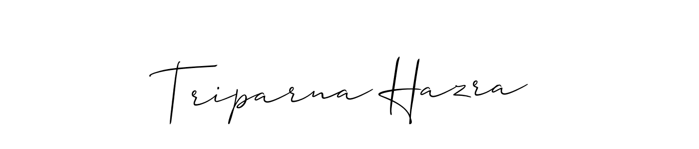 Once you've used our free online signature maker to create your best signature Allison_Script style, it's time to enjoy all of the benefits that Triparna Hazra name signing documents. Triparna Hazra signature style 2 images and pictures png