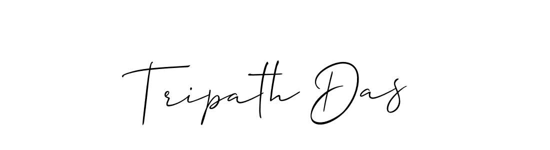 Tripath Das stylish signature style. Best Handwritten Sign (Allison_Script) for my name. Handwritten Signature Collection Ideas for my name Tripath Das. Tripath Das signature style 2 images and pictures png