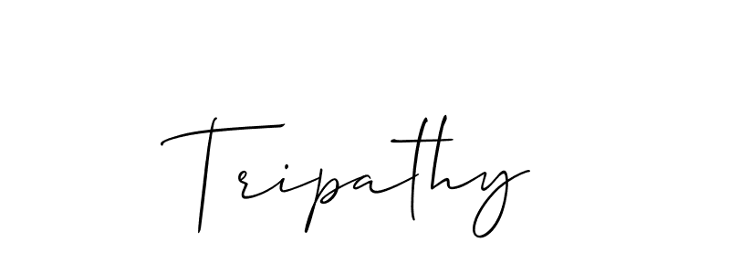 Tripathy stylish signature style. Best Handwritten Sign (Allison_Script) for my name. Handwritten Signature Collection Ideas for my name Tripathy. Tripathy signature style 2 images and pictures png