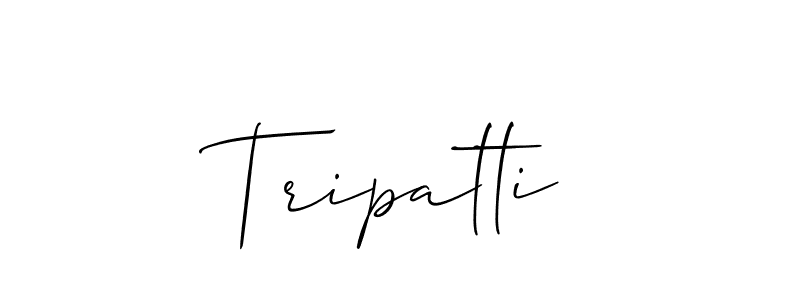 Best and Professional Signature Style for Tripatti. Allison_Script Best Signature Style Collection. Tripatti signature style 2 images and pictures png