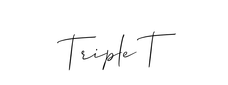 Once you've used our free online signature maker to create your best signature Allison_Script style, it's time to enjoy all of the benefits that Triple T name signing documents. Triple T signature style 2 images and pictures png