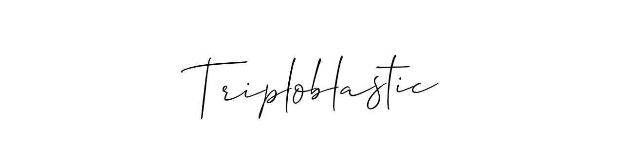 Triploblastic stylish signature style. Best Handwritten Sign (Allison_Script) for my name. Handwritten Signature Collection Ideas for my name Triploblastic. Triploblastic signature style 2 images and pictures png