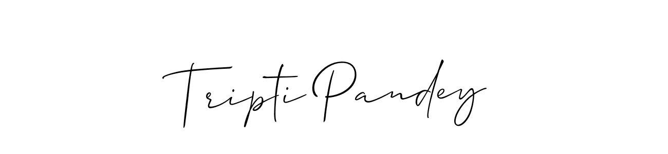 How to make Tripti Pandey signature? Allison_Script is a professional autograph style. Create handwritten signature for Tripti Pandey name. Tripti Pandey signature style 2 images and pictures png