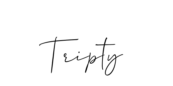 Similarly Allison_Script is the best handwritten signature design. Signature creator online .You can use it as an online autograph creator for name Tripty. Tripty signature style 2 images and pictures png