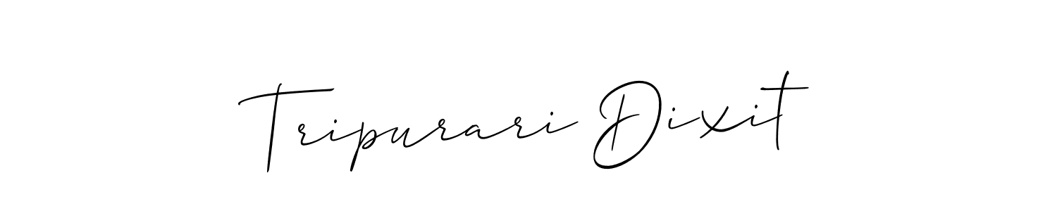Make a short Tripurari Dixit signature style. Manage your documents anywhere anytime using Allison_Script. Create and add eSignatures, submit forms, share and send files easily. Tripurari Dixit signature style 2 images and pictures png