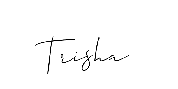 How to make Trisha name signature. Use Allison_Script style for creating short signs online. This is the latest handwritten sign. Trisha signature style 2 images and pictures png