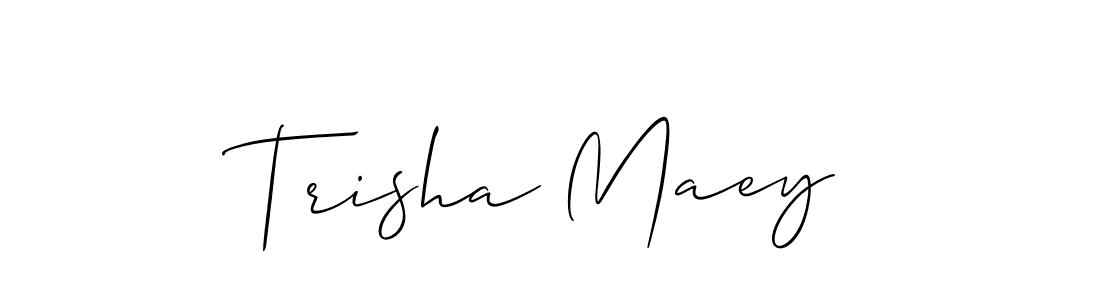 Check out images of Autograph of Trisha Maey name. Actor Trisha Maey Signature Style. Allison_Script is a professional sign style online. Trisha Maey signature style 2 images and pictures png