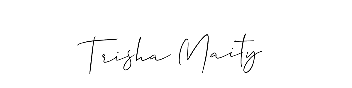 How to Draw Trisha Maity signature style? Allison_Script is a latest design signature styles for name Trisha Maity. Trisha Maity signature style 2 images and pictures png