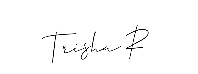 Here are the top 10 professional signature styles for the name Trisha R. These are the best autograph styles you can use for your name. Trisha R signature style 2 images and pictures png