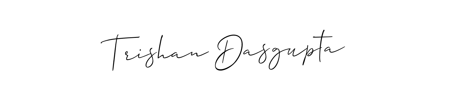 Make a beautiful signature design for name Trishan Dasgupta. Use this online signature maker to create a handwritten signature for free. Trishan Dasgupta signature style 2 images and pictures png