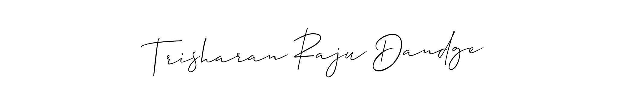 Once you've used our free online signature maker to create your best signature Allison_Script style, it's time to enjoy all of the benefits that Trisharan Raju Dandge name signing documents. Trisharan Raju Dandge signature style 2 images and pictures png