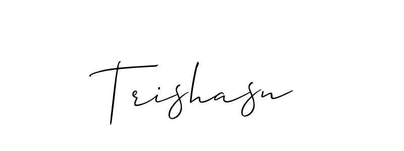 Trishasn stylish signature style. Best Handwritten Sign (Allison_Script) for my name. Handwritten Signature Collection Ideas for my name Trishasn. Trishasn signature style 2 images and pictures png