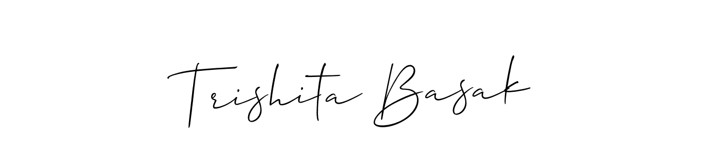 Here are the top 10 professional signature styles for the name Trishita Basak. These are the best autograph styles you can use for your name. Trishita Basak signature style 2 images and pictures png