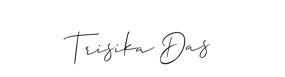 if you are searching for the best signature style for your name Trisika Das. so please give up your signature search. here we have designed multiple signature styles  using Allison_Script. Trisika Das signature style 2 images and pictures png