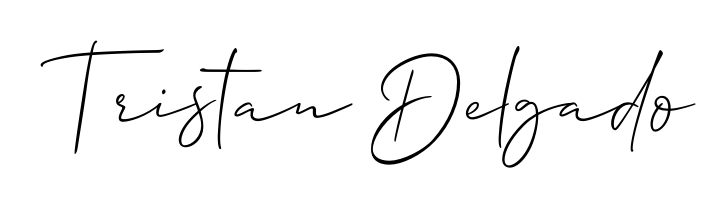 Design your own signature with our free online signature maker. With this signature software, you can create a handwritten (Allison_Script) signature for name Tristan Delgado. Tristan Delgado signature style 2 images and pictures png