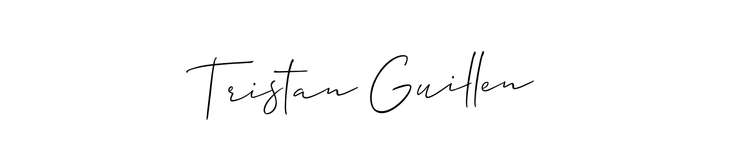 Once you've used our free online signature maker to create your best signature Allison_Script style, it's time to enjoy all of the benefits that Tristan Guillen name signing documents. Tristan Guillen signature style 2 images and pictures png