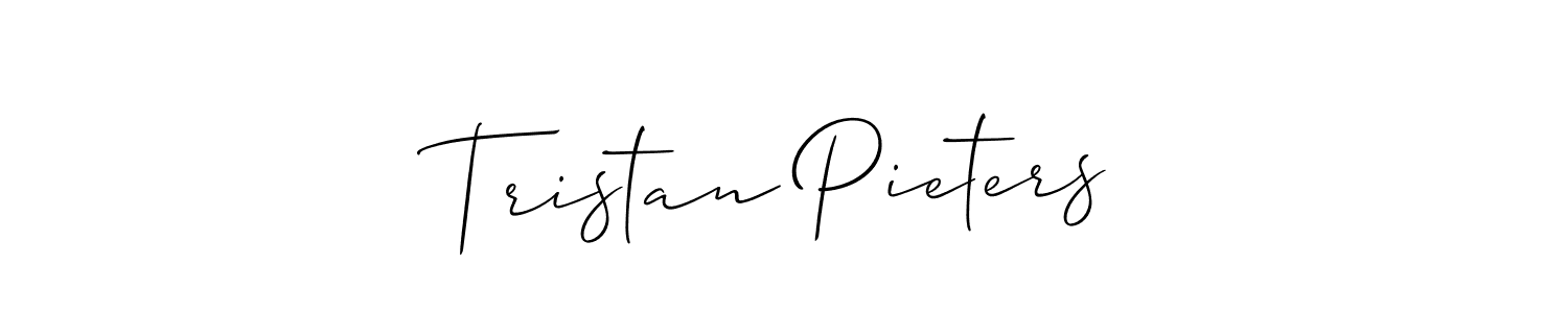 How to make Tristan Pieters signature? Allison_Script is a professional autograph style. Create handwritten signature for Tristan Pieters name. Tristan Pieters signature style 2 images and pictures png