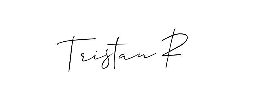 if you are searching for the best signature style for your name Tristan R. so please give up your signature search. here we have designed multiple signature styles  using Allison_Script. Tristan R signature style 2 images and pictures png