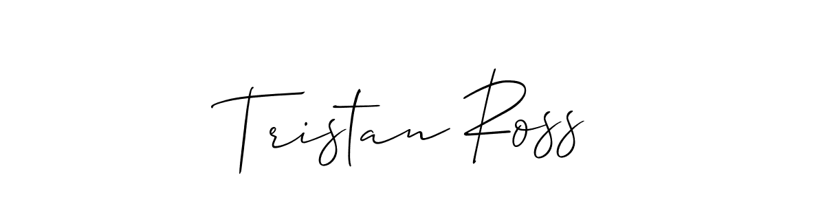 Make a beautiful signature design for name Tristan Ross. With this signature (Allison_Script) style, you can create a handwritten signature for free. Tristan Ross signature style 2 images and pictures png