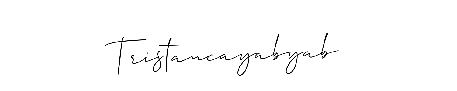 Make a beautiful signature design for name Tristancayabyab. Use this online signature maker to create a handwritten signature for free. Tristancayabyab signature style 2 images and pictures png