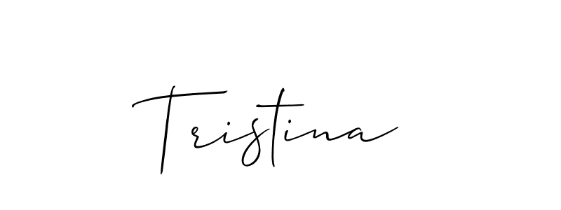 Also we have Tristina name is the best signature style. Create professional handwritten signature collection using Allison_Script autograph style. Tristina signature style 2 images and pictures png