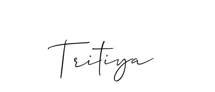 Make a beautiful signature design for name Tritiya. Use this online signature maker to create a handwritten signature for free. Tritiya signature style 2 images and pictures png