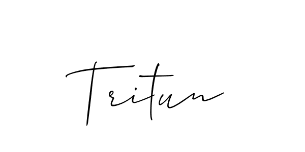 This is the best signature style for the Tritun name. Also you like these signature font (Allison_Script). Mix name signature. Tritun signature style 2 images and pictures png