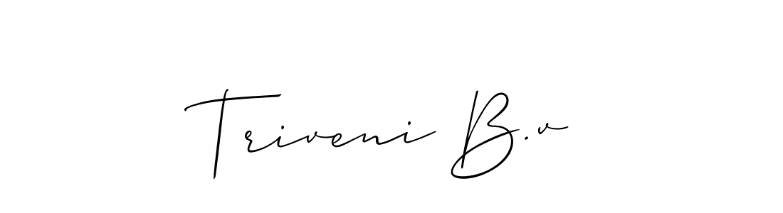 You can use this online signature creator to create a handwritten signature for the name Triveni B.v. This is the best online autograph maker. Triveni B.v signature style 2 images and pictures png