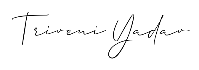 Give your name Triveni Yadav an exquisite flair with the Allison_Script script font. Ideal for contracts, resumes, and formal letterheads. Triveni Yadav signature style 2 images and pictures png