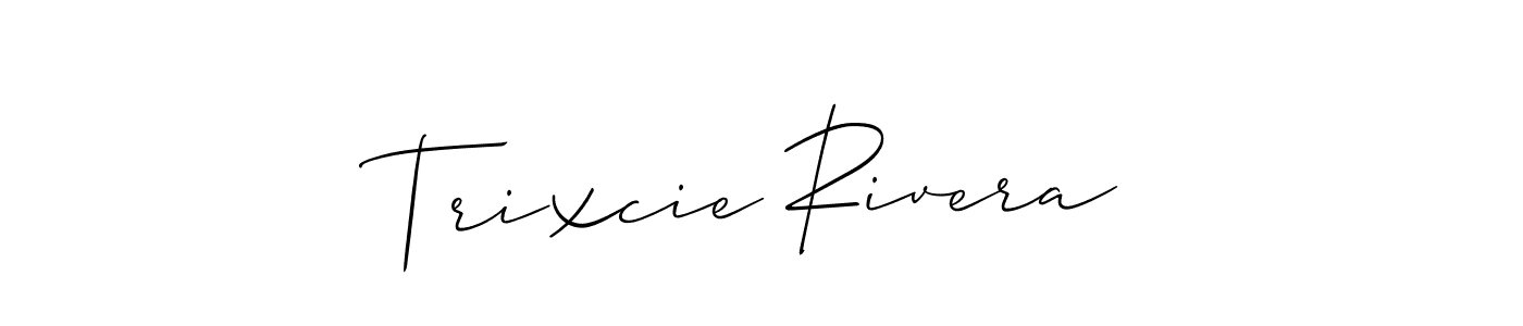 Check out images of Autograph of Trixcie Rivera name. Actor Trixcie Rivera Signature Style. Allison_Script is a professional sign style online. Trixcie Rivera signature style 2 images and pictures png