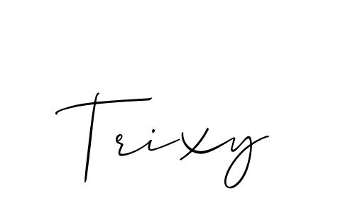 Also we have Trixy name is the best signature style. Create professional handwritten signature collection using Allison_Script autograph style. Trixy signature style 2 images and pictures png