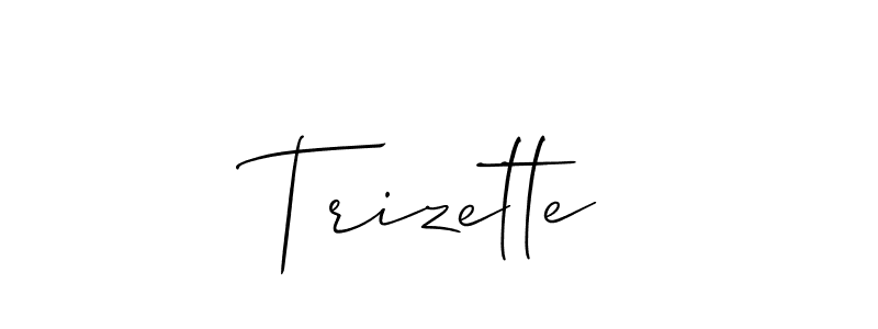 Best and Professional Signature Style for Trizette. Allison_Script Best Signature Style Collection. Trizette signature style 2 images and pictures png