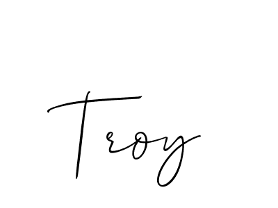 It looks lik you need a new signature style for name Troy. Design unique handwritten (Allison_Script) signature with our free signature maker in just a few clicks. Troy signature style 2 images and pictures png