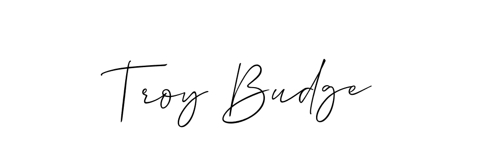 Best and Professional Signature Style for Troy Budge. Allison_Script Best Signature Style Collection. Troy Budge signature style 2 images and pictures png