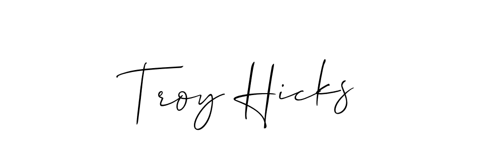 Here are the top 10 professional signature styles for the name Troy Hicks. These are the best autograph styles you can use for your name. Troy Hicks signature style 2 images and pictures png