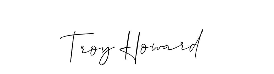 See photos of Troy Howard official signature by Spectra . Check more albums & portfolios. Read reviews & check more about Allison_Script font. Troy Howard signature style 2 images and pictures png