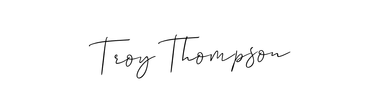 See photos of Troy Thompson official signature by Spectra . Check more albums & portfolios. Read reviews & check more about Allison_Script font. Troy Thompson signature style 2 images and pictures png