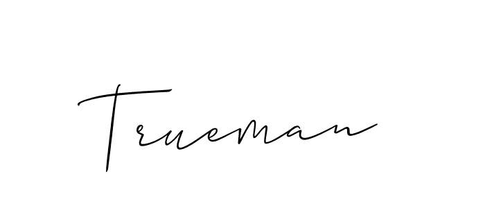 Once you've used our free online signature maker to create your best signature Allison_Script style, it's time to enjoy all of the benefits that Trueman name signing documents. Trueman signature style 2 images and pictures png