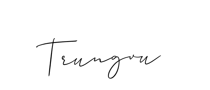 You can use this online signature creator to create a handwritten signature for the name Trungvu. This is the best online autograph maker. Trungvu signature style 2 images and pictures png