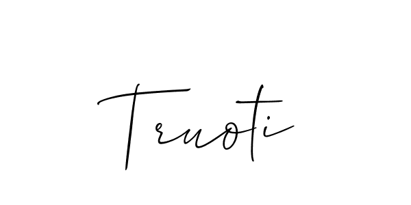 You can use this online signature creator to create a handwritten signature for the name Truoti. This is the best online autograph maker. Truoti signature style 2 images and pictures png