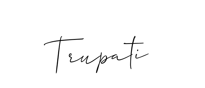 Check out images of Autograph of Trupati name. Actor Trupati Signature Style. Allison_Script is a professional sign style online. Trupati signature style 2 images and pictures png