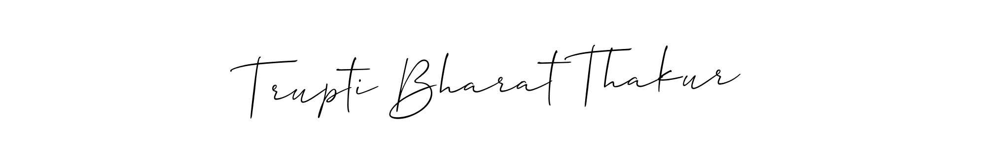 You can use this online signature creator to create a handwritten signature for the name Trupti Bharat Thakur. This is the best online autograph maker. Trupti Bharat Thakur signature style 2 images and pictures png