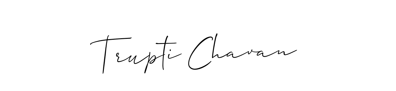You can use this online signature creator to create a handwritten signature for the name Trupti Chavan. This is the best online autograph maker. Trupti Chavan signature style 2 images and pictures png