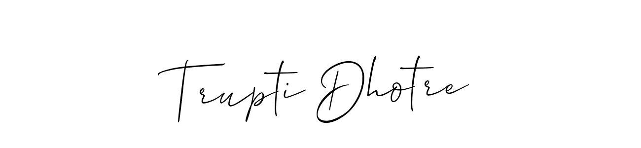 Make a beautiful signature design for name Trupti Dhotre. Use this online signature maker to create a handwritten signature for free. Trupti Dhotre signature style 2 images and pictures png