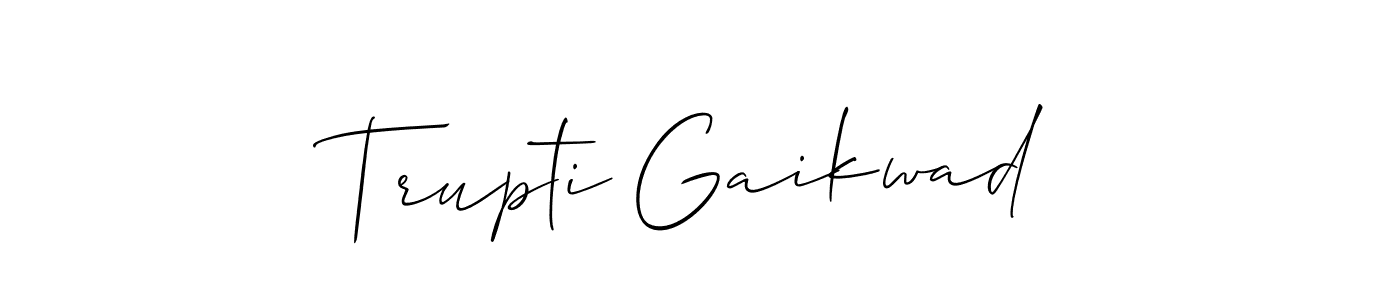 Check out images of Autograph of Trupti Gaikwad name. Actor Trupti Gaikwad Signature Style. Allison_Script is a professional sign style online. Trupti Gaikwad signature style 2 images and pictures png