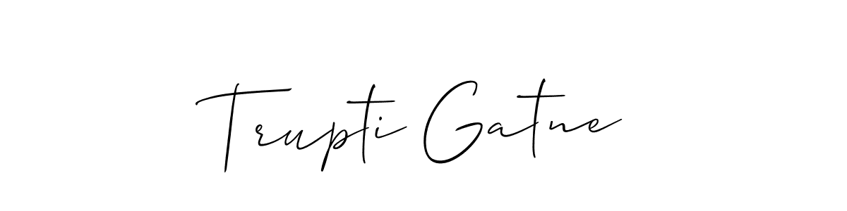 You can use this online signature creator to create a handwritten signature for the name Trupti Gatne. This is the best online autograph maker. Trupti Gatne signature style 2 images and pictures png