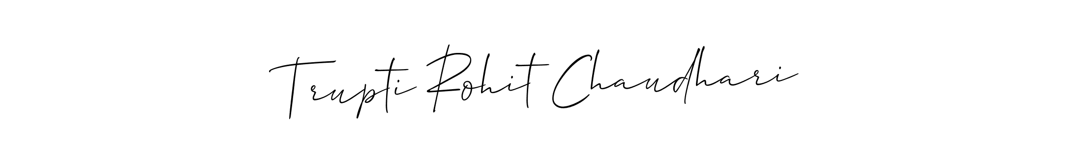 Make a beautiful signature design for name Trupti Rohit Chaudhari. Use this online signature maker to create a handwritten signature for free. Trupti Rohit Chaudhari signature style 2 images and pictures png
