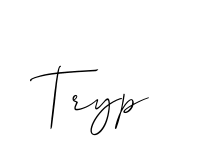 Check out images of Autograph of Tryp name. Actor Tryp Signature Style. Allison_Script is a professional sign style online. Tryp signature style 2 images and pictures png